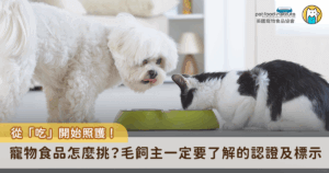 毛孩是我們的家人，給牠們最好的照顧，自然少不了從「吃」開始。但市面上琳瑯滿目的寵物食品，真的都能讓人放心嗎？了解寵物食品的標示與認證，不僅是保障毛孩健康的第一步，更是每一位飼主都該具備的基本知識。