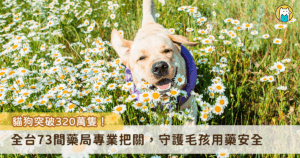 全台毛小孩數量截至 2025 年底達到 320 萬隻，正式超越 14 歲以下小孩，為了提供毛孩更優質的生活品質，國內藥局掀起「寵物藥局」熱潮，由取得販售資格的藥師提供動物用藥，目前全台已有 73 家，飼主可到藥局購買動物用藥，或是提供獸醫師開立的處方箋至藥局領藥，由藥師與獸醫師一同守護毛孩用藥安全。
