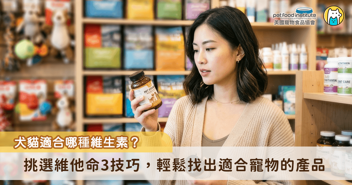 看到市面上琳瑯滿目的寵物維他命，許多飼主總想著多補一點對寵物更好。其實一份營養均衡的日常主食，就能提供犬貓所需的基本營養，而維他命只能扮演輔助角色，在寵物處於特定生理階段或身體有特殊維生素需求時，適量補充才能達到最佳效果。